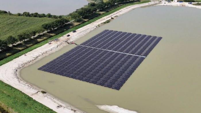 Floating solar power in Drenthe, Netherlands